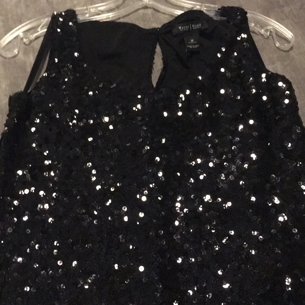 White House Black Market Sequin Cocktail Dress M